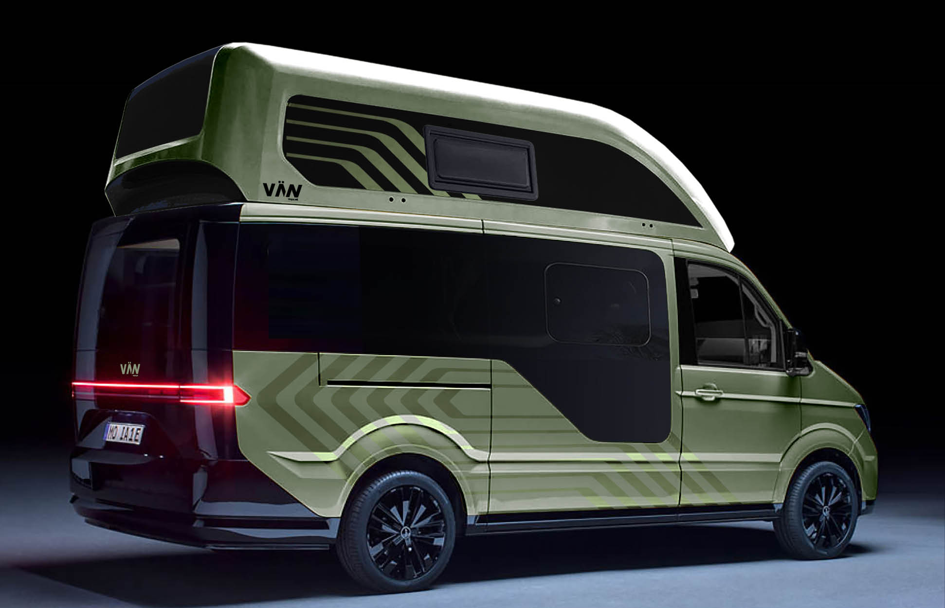 Mercedes Srpinter Monstervan - Designstudie Elektrocamper